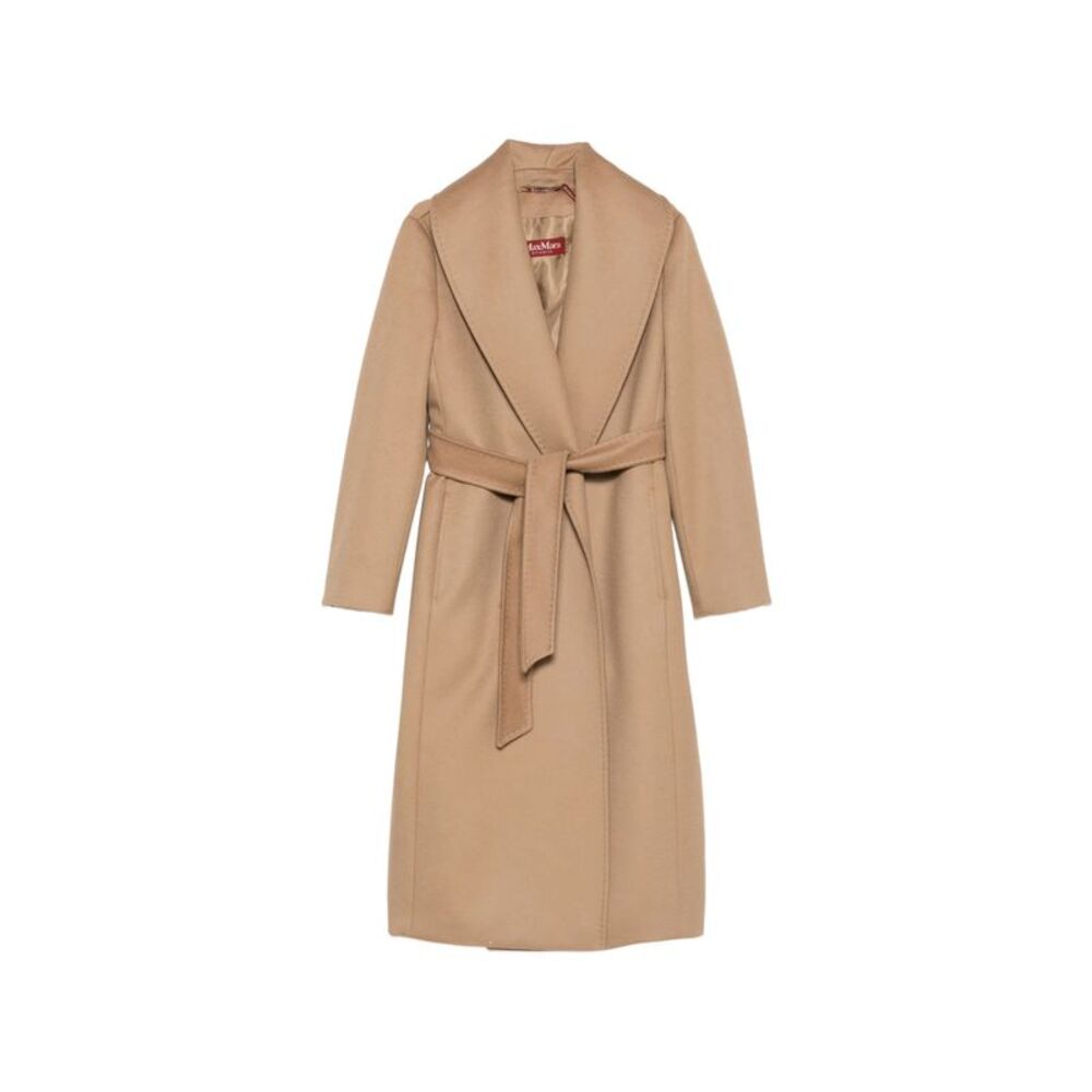 Max Mara Studio Neutrals Coats - Single Breasted Coats Women
